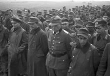 WW II  Usa  Photo --  German  Soldiers   Surrendering