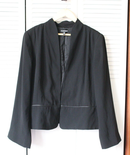 Eileen Fisher Womens Blazer Size XL Silk Lined Collarless Business Elegant EUC