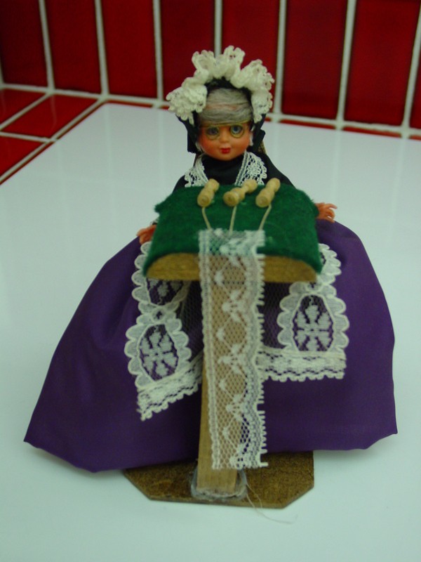 Charming vintage collectable doll in Belgian folk costume