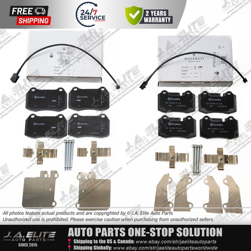 Kit de pastillas de freno delanteras y traseras Maserati originales para GranTurismo, Quattroporte 4,2 L - Imagen 12 de 12