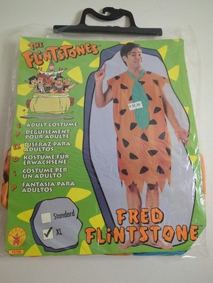 Vtg Rubies Fred Flintstone The Flintstones Classic Adult Halloween Costume XL