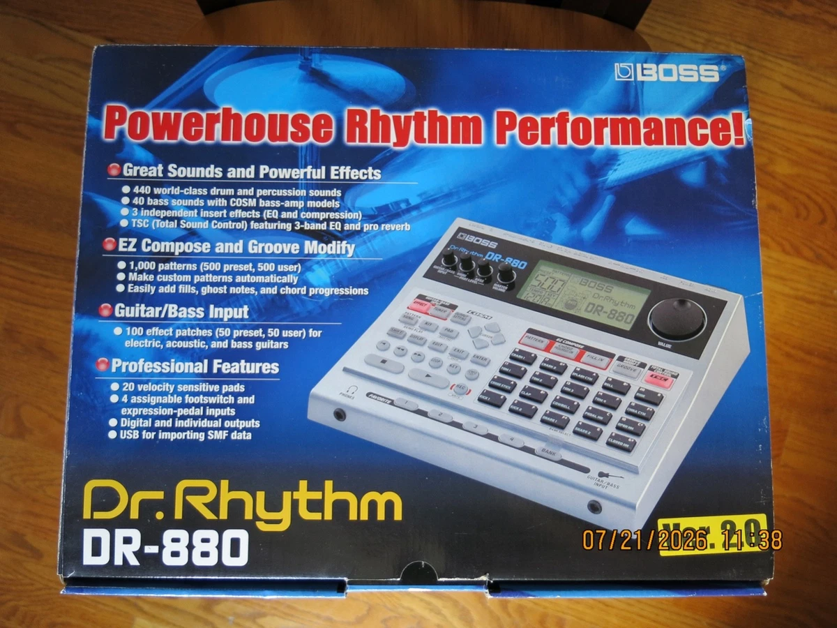 Preços baixos em Bateria Eletrônica Boss Dr 880 | eBay
