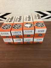 Lot of 8 GE Electronic Vacuum Tubes NOS Unused Sealed in Original Boxes Mixed