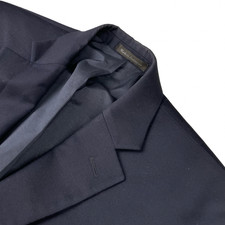 Ralph Lauren LRL Men's 100 Wool Gold Buttons 2-Button Blazer Navy Blue   42R