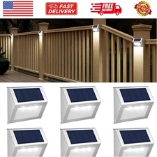 Outdoor Solar Lights - Solar Powered Deck Lights Waterproof Light for Fence P...