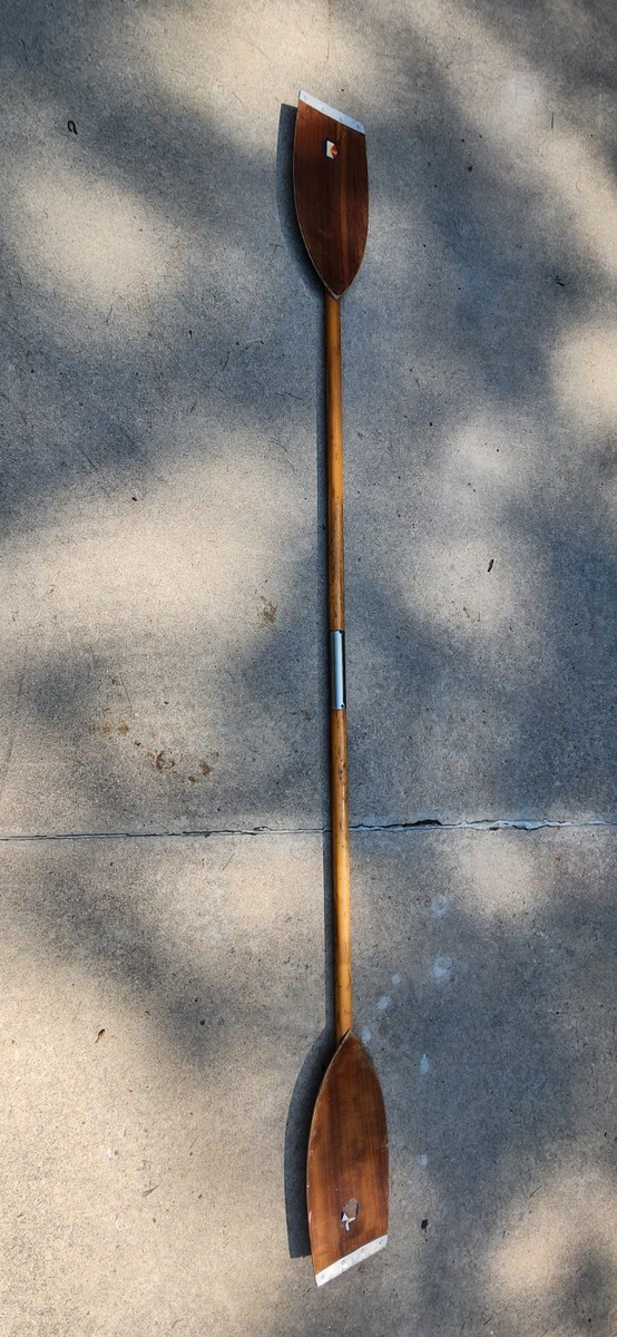 木製カヤックパドル ２本セット アンティーク Vintage KLEPPER Wood Double Kayak Paddle Tipped 7 Ft 10 | eBay