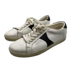 Celine Shoes Womens US 9 White Triomphe Leather Low Top Sneakers FA 0290 40