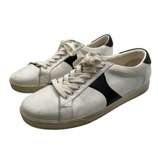 Celine Shoes Womens US 9 White Triomphe Leather Low Top Sneakers FA 0290 40