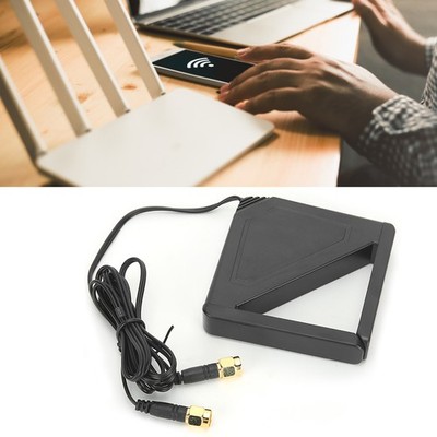 Desktop Antenna Horn 90° Rotating Dual Frequency 2.4G/5G External Wifi Anten HOT