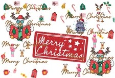 Premium Christmas Wrapping Paper – 5 Pre-Cut Sheets – 24" x 36" Each Sheet