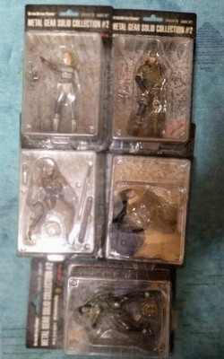 Metal Gear Solid Collection #2 Figure Raiden Snake Boss 5set Japan