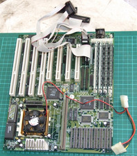 Chaintech 5IEM AT motherboard w/ Pentium 75MHz CPU & 24Mb Ram