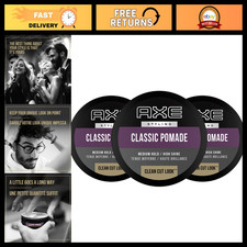 Men's Hair Pomade - Classic Styling, Clean Cut Look, Easy to Use, 2.64 oz, 3 Pac