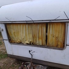 1055mm x 630mm Glass Caravan Window Aluminium Frame for Classic Caravan