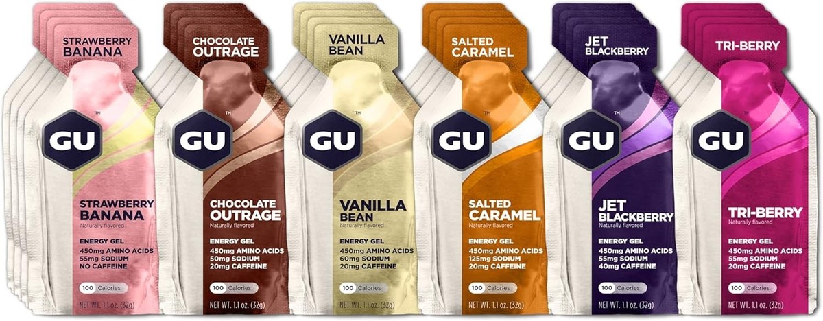 GU Energy Original Sports Nutrition Energy Gel Assorted Flavors - 24-Count FSH