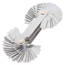 55 60 Metric Imperial Thread Pitch Gauge - Precision Tool for Measurements
