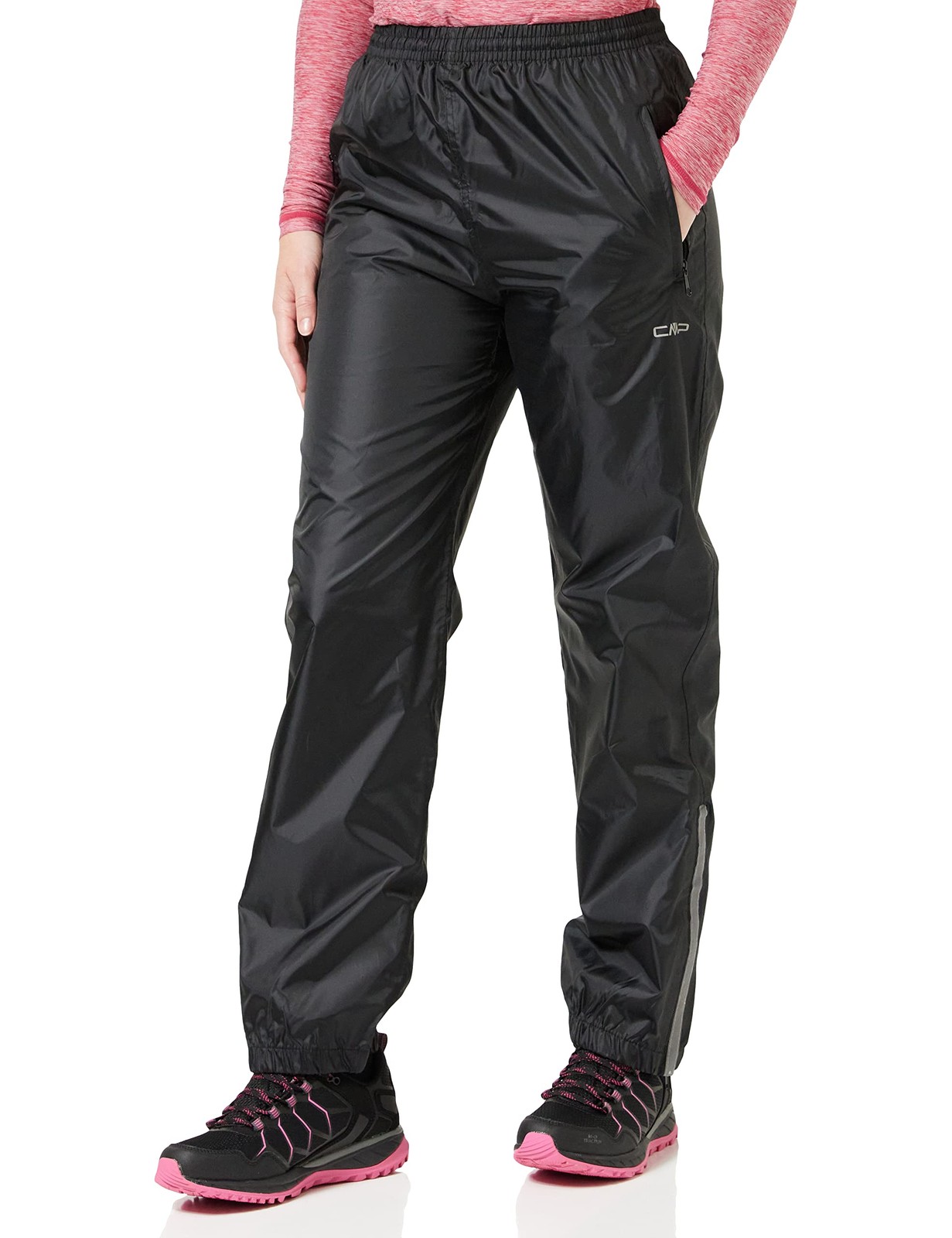 CMP - Woman Pant Rain, Black, XS