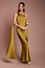 Coast Olive A-Line Dress Womens Bridesmaids Dresses