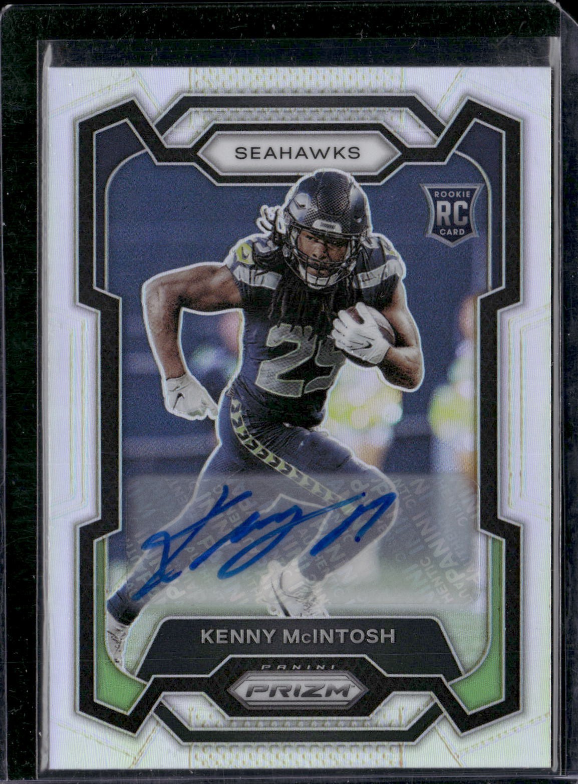 Kenny McIntosh Panini Prizm #391 Autograph