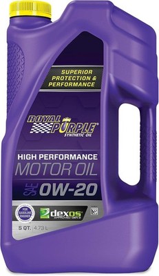 Royal Purple ROY51020 API-Licensed SAE 0W-20 High Performance Synthetic Motor Oi
