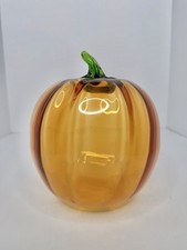 Vintage Blenko Glass 9355 Optic Art Glass Top...