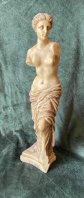 Vintage A. Santini Venus De Milo Aphrodite Resin Statue Made In Greece 14.5 