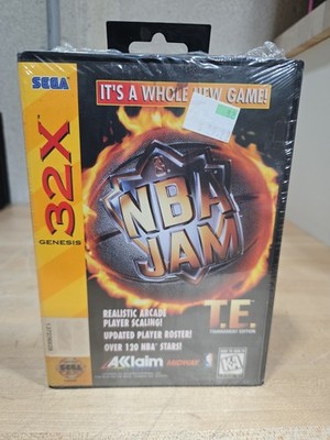 Vintage Sega Genesis 32X NBA JAM T.E. TOURNAMENT EDITION NEW Sealed Clamshell