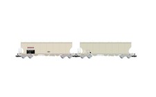Arnold DB Nacco 4 Axle Silo Wagon Set (2pcs) IV HIN9757 TT Gauge