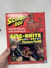 1978 Warner Bros. Scooby-Doo Lite Brite Picture Refill READ