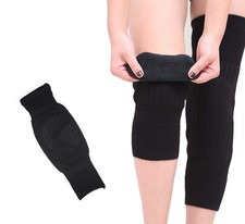 Unisex Cashmere Wool Knee Brace Pads Winter Warm Thermal Knee Warmers Thicken...