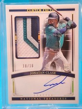 2024 National Treasures Jonatan Clase RC Patch Auto Clutch Factor Holo Gold /10