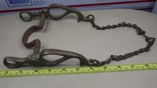 Rare Antique Western Horse Bit Curb Hand Forg...