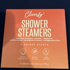 Aromatherapy Shower Steamers Multiscent Pk of 6 Shower Bombs w Essential Oil 6oz