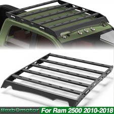 Steel Black Roof Rack Basket Cargo Luggage Carrier For 2010-2018 Ram 2500 800lbs