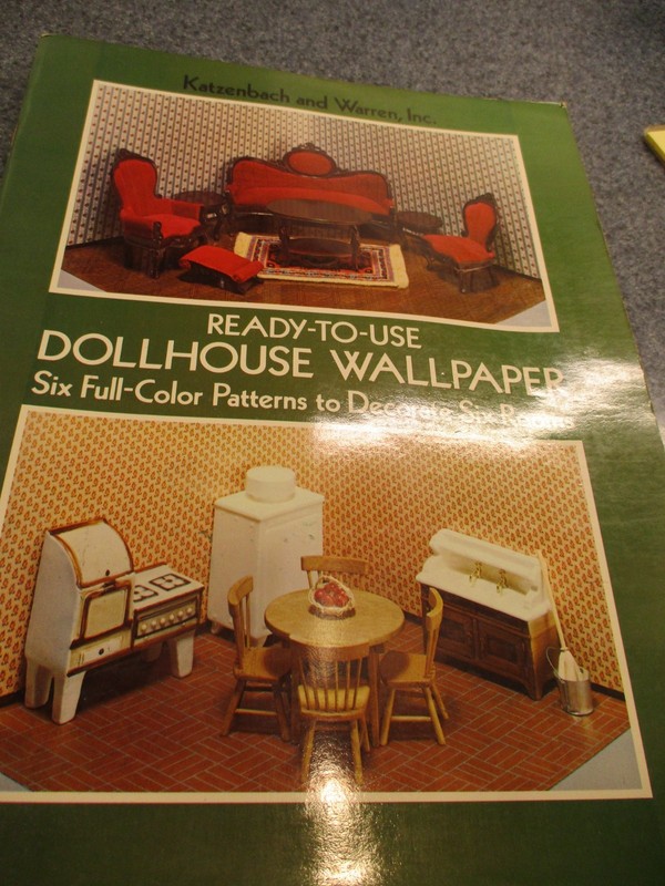 1977 Katzenbach & Warren Doll House Wallpaper Book - 6 Patterns Complete