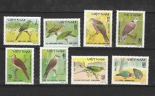 Vietnam 1980 Birds Bird 8v Stamp