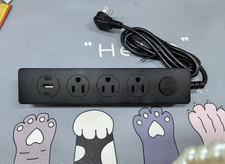 12 in1 Power Strip Surge Protector 8 AC Outlets 3 USB Ports Type C Port 4ft Cord