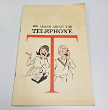 1964 We Learn About the Telephone AT&T Bell Systems Elementary School Booklet