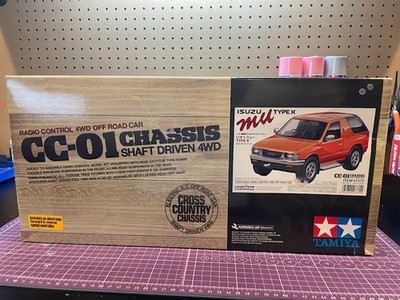 USA SELLER - TAMIYA 1/10 RC ISUZU MU TYPE X CC01 4WD (47370) OPEN BUT NEW COND.