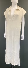 Free People Ribbed Beach Dress Sleeveless Ivory Size S M Knit New No Tags BNNT