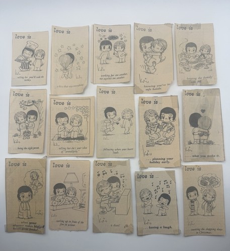 197 Vintage Love Is… By Kim Casali Original News Paper Clippings 11/90-4/91