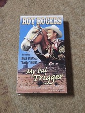 RARE OOP OUT OF PRINT VHS MY PAL TRIGGER 2001 ROY ROGERS COUNTRY WESTERN COWBOY