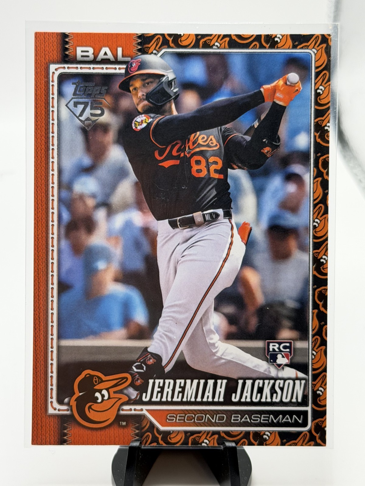 2026 Topps Series 1 ~ Jeremiah Jackson #277 ~ Team Color Border Rookie Orioles