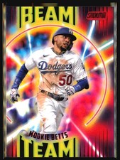 2022 Stadium Club #BT-21 Mookie Betts Beam Team Red Foil Case Hit SSP Dodgers