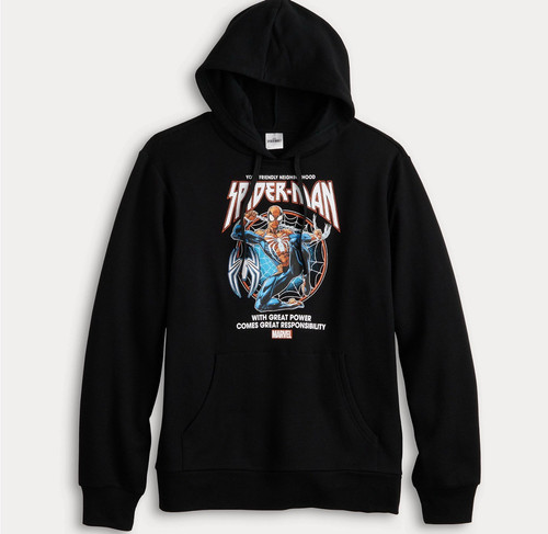 NUEVA Sudadera con Capucha Para Hombre Marvel Spider-Man Spidey Swing Gráfico TALLA M - Imagen 1 de 3