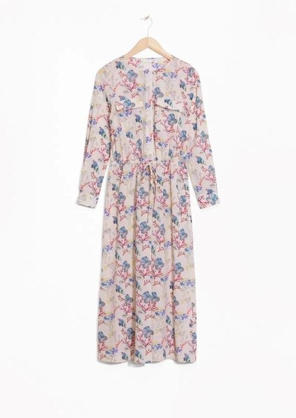 Women & Other Stories Dress Beige Cotton 36