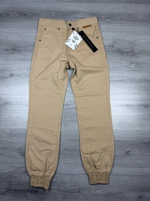 Criminal Damage Brick Lane Youth 26'' Waist Stone Jogger Chinohose Brandneu mit Etikett 01339
