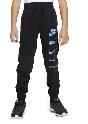nike swoosh cargo fleece joggers
