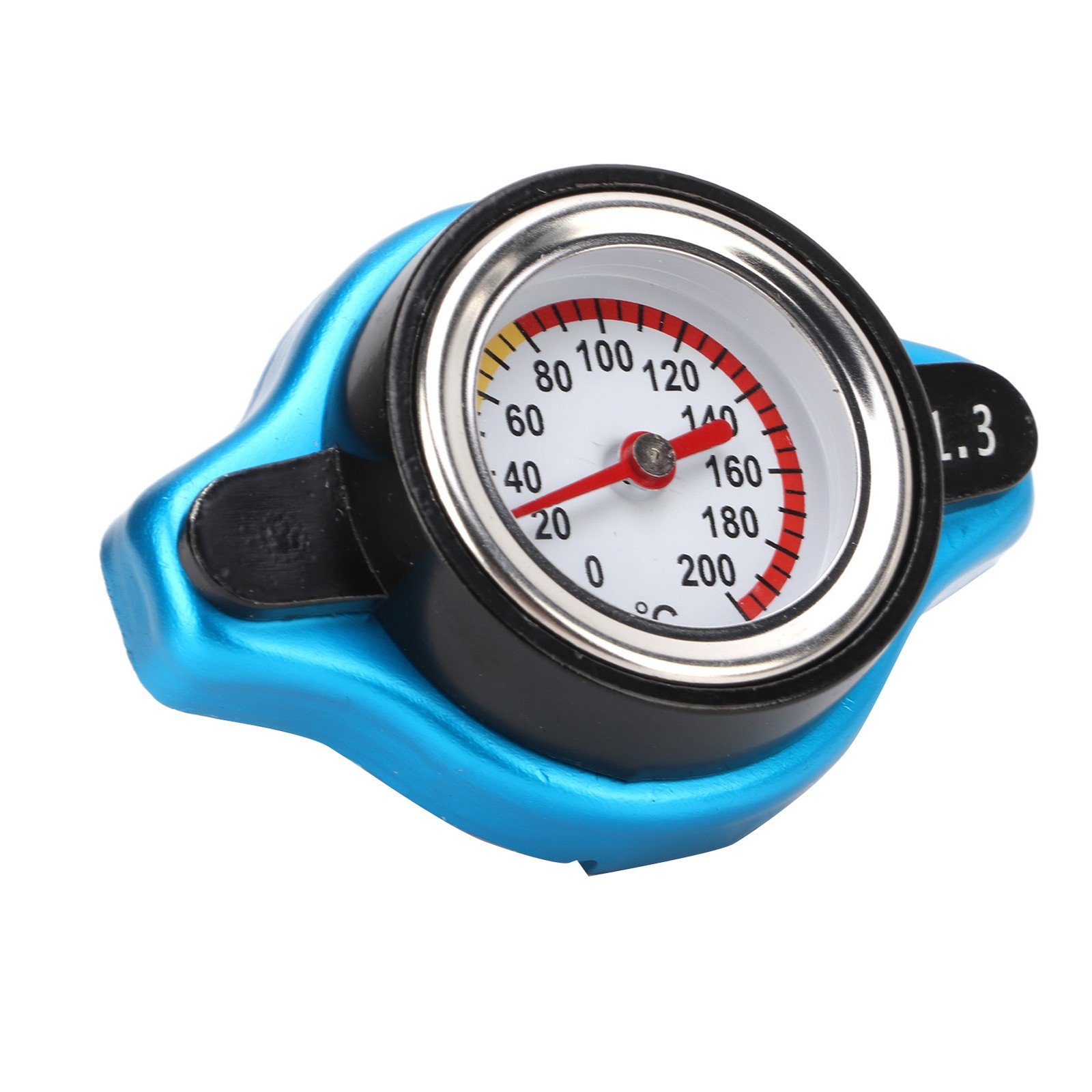 ⁺1.3bar Aluminum Alloy Radiator Cover With Temperature Gauge Pressure Adjustment