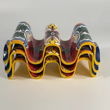 Prepara Melamine Plastic Multiple Taco Holder Stands Reversible Set of 3